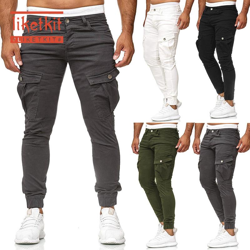 Liketkit Mens Casual Joggers Pants 2020 Solid Patchwork Cotton Cargo Pants Homme Elastic Skinny Fitness Trousers, Black
Liketkit Mens Casual Joggers Pants 2020 Solid Patchwork Cotton Cargo Pants Homme Elastic Skinny Fitness Trousers, Black