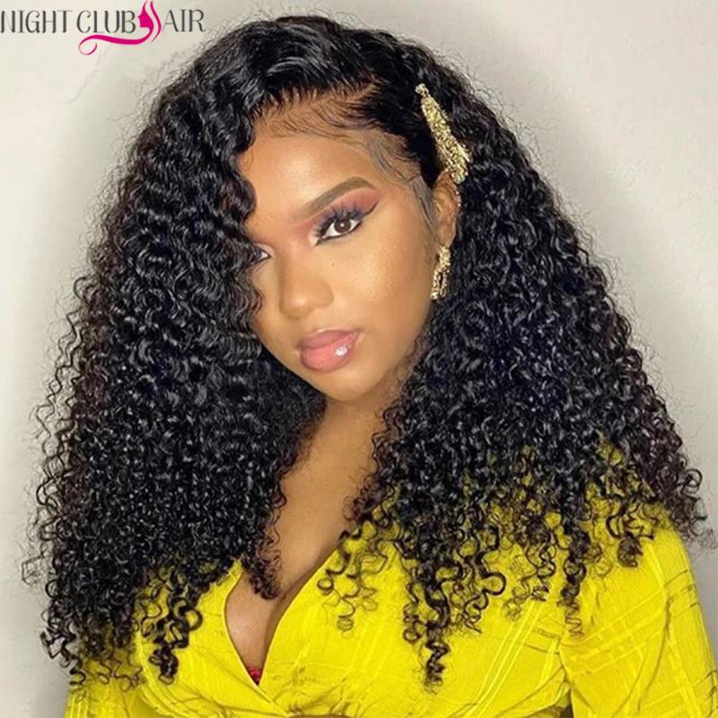 Night Club Kinky Curly Wig Long Curly Human Hair Wigs Lace Front Human Hair Wig 4x4 Lace Closure Wigs, 4x4 closure wig
Night Club Kinky Curly Wig Long Curly Human Hair Wigs Lace Front Human Hair Wig 4x4 Lace Closure Wigs, 4x4 closure wig