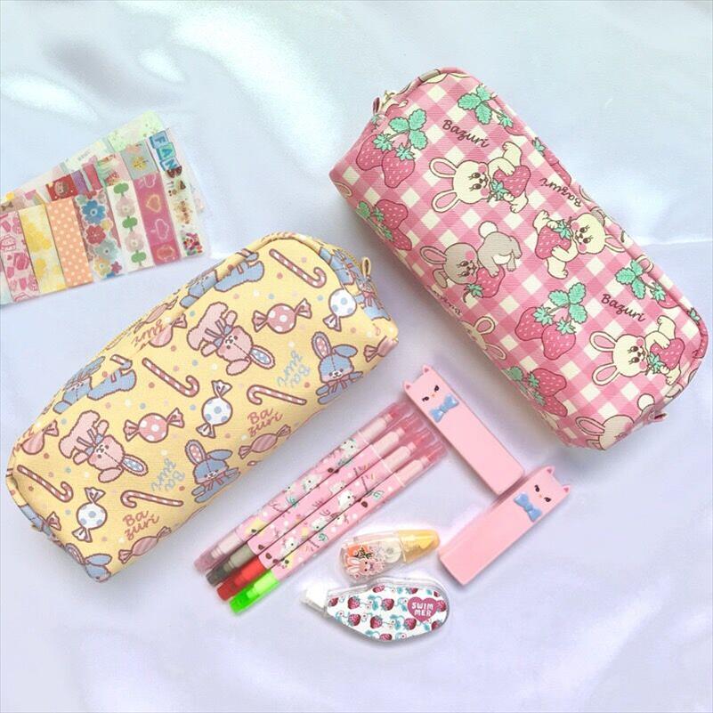 Rabbit Candy Lovely Student Pencil bag Holder Box Women Cosmetic Cases Cute Girl Make up Bag Travel Toiletry Bags Pouch Bentoy
Rabbit Candy Lovely Student Pencil bag Holder Box Women Cosmetic Cases Cute Girl Make up Bag Travel Toiletry Bags Pouch Bentoy