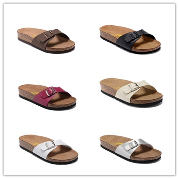 

Madrid 2019 New Summer Beach Cork Slipper Flip Flops Sandals Women Mixed Color Casual Slides Shoes Flat 801 Free Shipping US3-10, 01