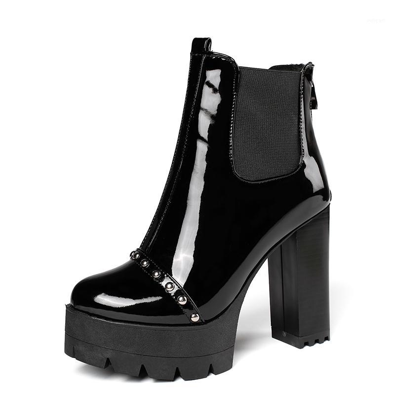 Women Platform Chunky Heeled Bootie Women Shoes Autumn Winter Ankle Boots Fashion Round Toe Lace-up High Heel Sexy Ladies Shoes1, Black 2
Women Platform Chunky Heeled Bootie Women Shoes Autumn Winter Ankle Boots Fashion Round Toe Lace-up High Heel Sexy Ladies Shoes1, Black 2