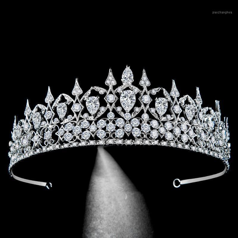 Baroque Crystal Bridal Tiaras Cubic Zircon Crowns Noble Rhinestone Luxury Pageant Diadem Tiara De Noiva Wedding Hair Accessories Clips & Bar, Golden;silver
Baroque Crystal Bridal Tiaras Cubic Zircon Crowns Noble Rhinestone Luxury Pageant Diadem Tiara De Noiva Wedding Hair Accessories Clips & Bar, Golden;silver