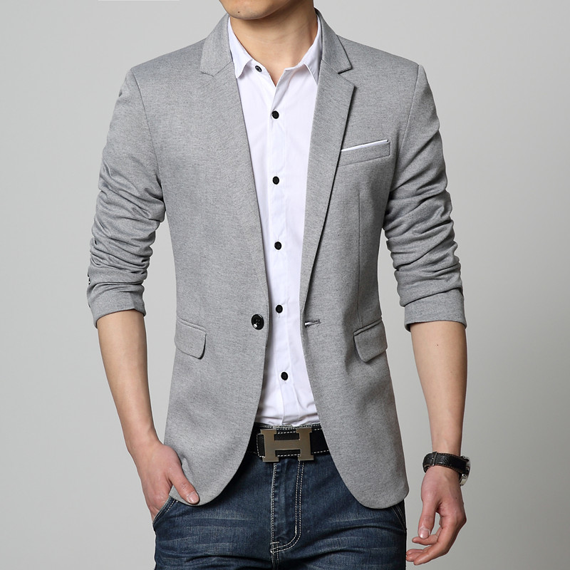 2021 New Autumn Shredded Thin Casual Cotton Men Blazer Single Gray Men's Jacket HTTH, 3625 grey
2021 New Autumn Shredded Thin Casual Cotton Men Blazer Single Gray Men's Jacket HTTH, 3625 grey
