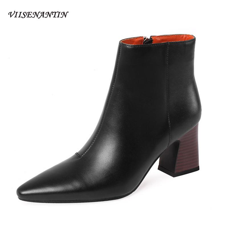 Korean Version Autumn Winter Pointed Toe Ankle Boots Women Thick Heel High Heel Simple Short Boots New Style Single, Beige
Korean Version Autumn Winter Pointed Toe Ankle Boots Women Thick Heel High Heel Simple Short Boots New Style Single, Beige