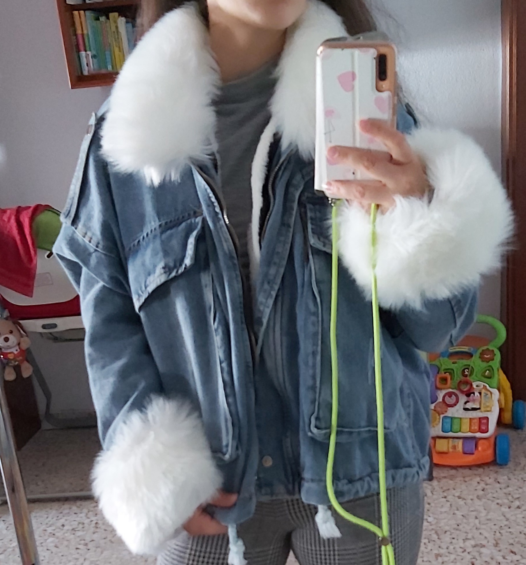 Jacket Women Denim Coats Autumn Winter Long Sleeve Plush Casual Short Thick Outerwear Overcoats Jeans Wool Jacket Pullover 201127