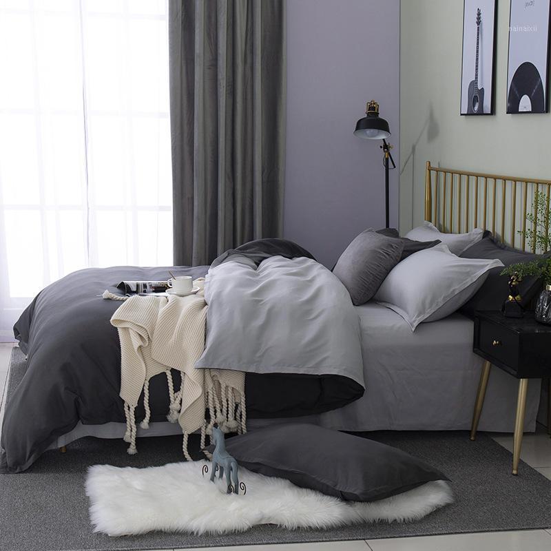 4-Piece Set Of Home Textile Bed Sheet Solid Color Double-Sided 4-Piece Bare Bed Quilt Cover Pillow Case Hotel Bedding1, Color 14
4-Piece Set Of Home Textile Bed Sheet Solid Color Double-Sided 4-Piece Bare Bed Quilt Cover Pillow Case Hotel Bedding1, Color 14
