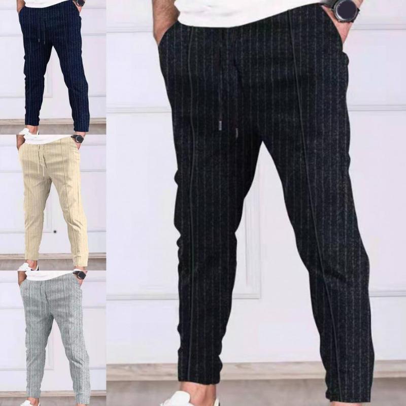 Men's Pants Men Trousers Jogging Solid Color Drawstring Elastic Waist Slim Autumn Thin Plus Size Clothing, Black
Men's Pants Men Trousers Jogging Solid Color Drawstring Elastic Waist Slim Autumn Thin Plus Size Clothing, Black