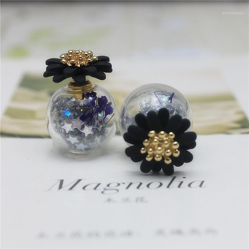 Stud 2022 Fashion Brand Jewelry Double Side Earrings For Women Glass Beads Elegant Flower, Golden;silver
Stud 2022 Fashion Brand Jewelry Double Side Earrings For Women Glass Beads Elegant Flower, Golden;silver
