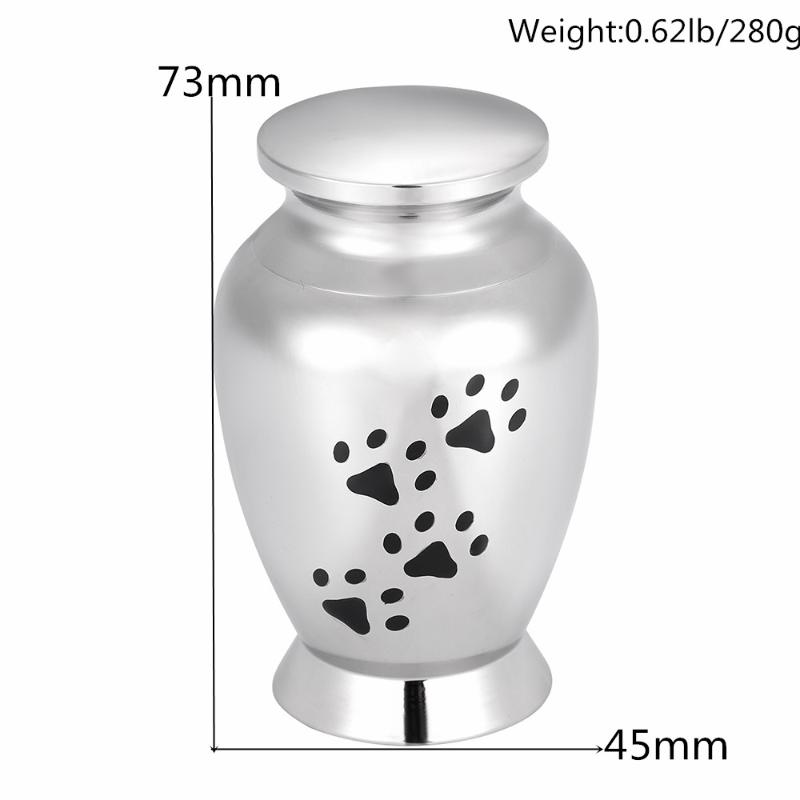 Chains 73mm*45mm Shiny Big Metal Ashes Keepsake Jar 316L Stainless Steel Pet Print Dog/Cat Memorial Cremation Urns - Engraveable
Chains 73mm*45mm Shiny Big Metal Ashes Keepsake Jar 316L Stainless Steel Pet Print Dog/Cat Memorial Cremation Urns - Engraveable