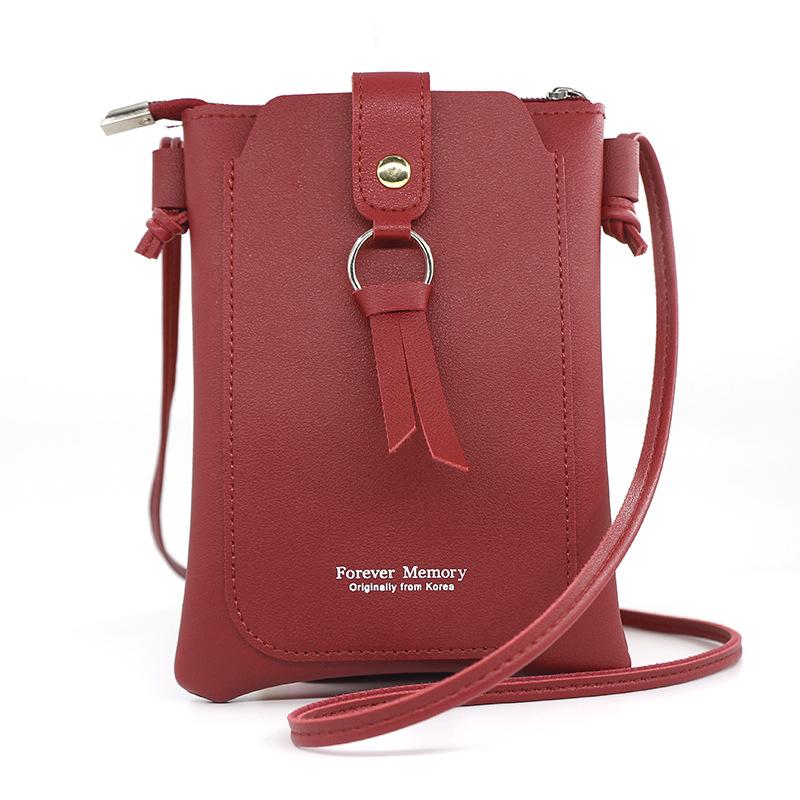 New Fashion PU Ladies Shoulder Bag Women Solid Color Bags with Mobile Phone Pocket Zipper Messenger Bag, Black
New Fashion PU Ladies Shoulder Bag Women Solid Color Bags with Mobile Phone Pocket Zipper Messenger Bag, Black