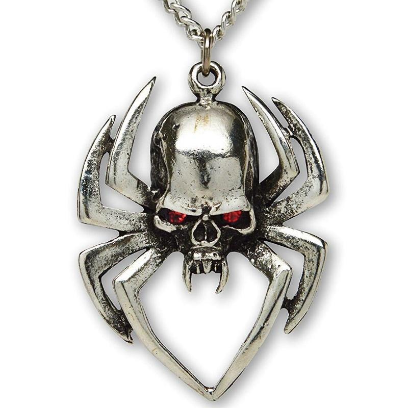 Trendy Fashion Gothic Spider Skull Necklace Pendant Trendy Man Retro Punk Style Hip Hop Rock Party Accessories Jewelry Gift
Trendy Fashion Gothic Spider Skull Necklace Pendant Trendy Man Retro Punk Style Hip Hop Rock Party Accessories Jewelry Gift
