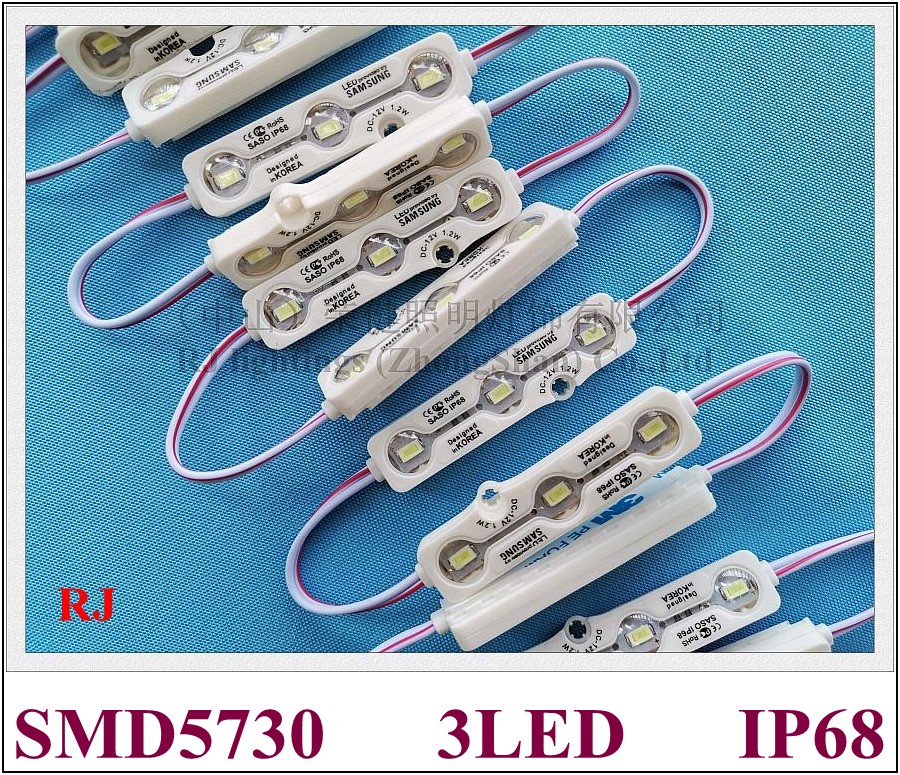 ultrasonic seal waterproof LED light module for sign DC12V SMD 5730 3 led 1.2W IP68 72mm*18mm transparent lens classical
ultrasonic seal waterproof LED light module for sign DC12V SMD 5730 3 led 1.2W IP68 72mm*18mm transparent lens classical