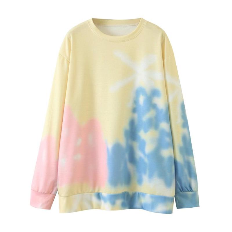 Womens Autumn Tie-dye Colorful Sweatshirt Crew Neck Raglan Casual Sport Running Hoodie Fashion Loose Fit Running Exercise Outfit
Womens Autumn Tie-dye Colorful Sweatshirt Crew Neck Raglan Casual Sport Running Hoodie Fashion Loose Fit Running Exercise Outfit