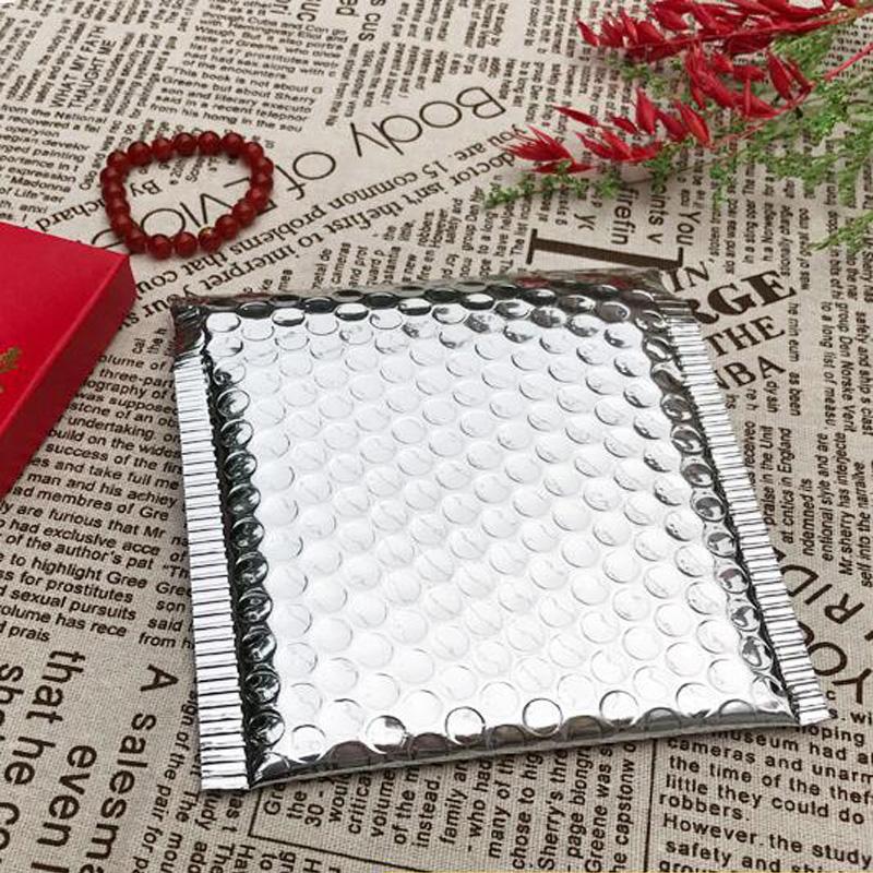 50pcs CD/CVD Packaging Shipping Bubble Mailers gold paper Padded Envelopes Gift Bag Bubble Mailing Envelope Bag 15*13cm+4cm
