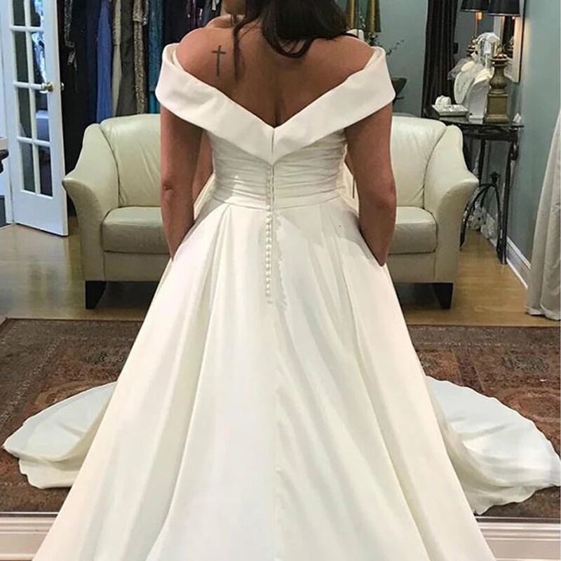 2021 New Satin Bride Off Shoulder Dressed Novia Robe Mari E*1087*robe Soil*1087 FD5T, Same as pictures
2021 New Satin Bride Off Shoulder Dressed Novia Robe Mari E*1087*robe Soil*1087 FD5T, Same as pictures