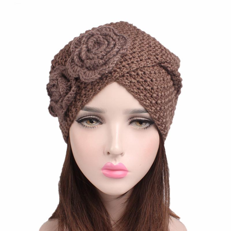 Trendy flowers wool muslim hat handmade knitted bonnet India turban cap for women ready to wear caps turbante, Black
Trendy flowers wool muslim hat handmade knitted bonnet India turban cap for women ready to wear caps turbante, Black