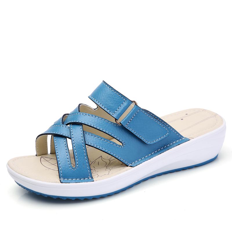 Women's sandals Shoes Flat low-heeled leather sandals women's summer wedges open-foot platform ladies Gladiator, Rosa
Women's sandals Shoes Flat low-heeled leather sandals women's summer wedges open-foot platform ladies Gladiator, Rosa