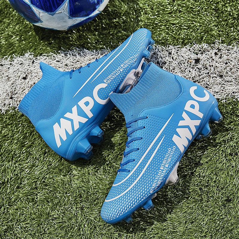 Professional Child Football Boots High Ankle Men Soccer Shoes Cheap Original Futsal Sock Cleats Training Sneakers 35-45Plus Size, White turf
Professional Child Football Boots High Ankle Men Soccer Shoes Cheap Original Futsal Sock Cleats Training Sneakers 35-45Plus Size, White turf