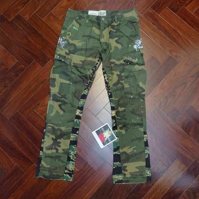 Hot Goku's Fashion: Dept Camouflage Wash Make Old Flared with Ink Splashing Casual Pants, Color fan
Hot Goku's Fashion: Dept Camouflage Wash Make Old Flared with Ink Splashing Casual Pants, Color fan