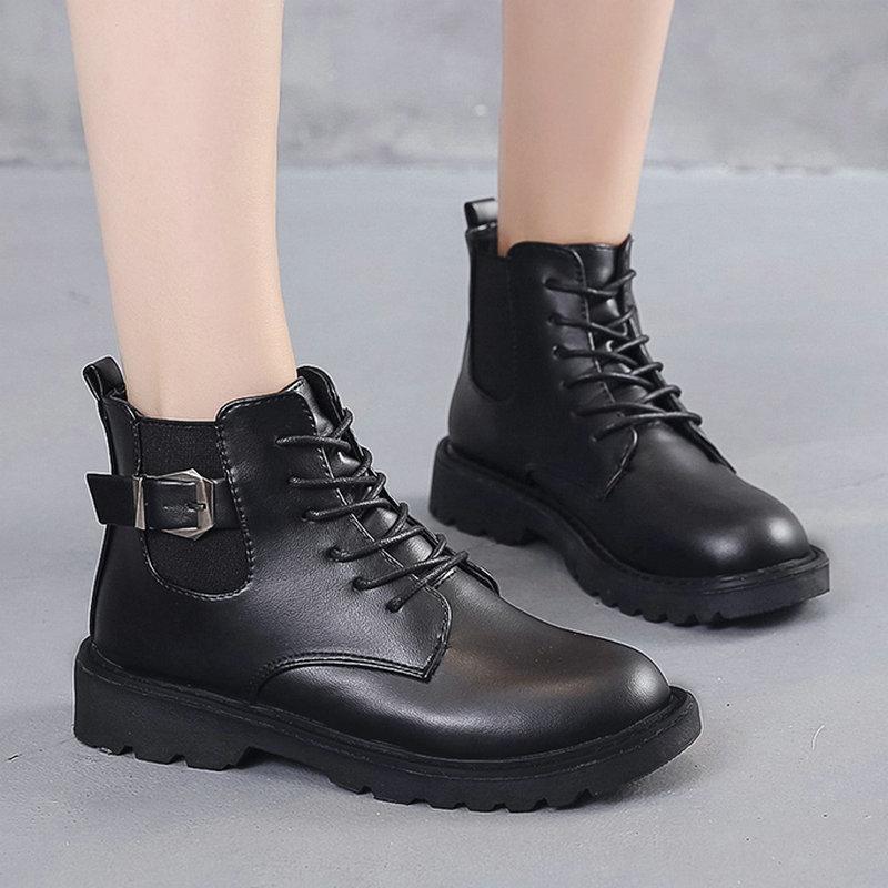 Size 35-40 2021 New Ankle Women's Boots Winter Autumn Fashion Shoes Woman Flat Heels Ladies Platform Buckle Rain Boot, Black
Size 35-40 2021 New Ankle Women's Boots Winter Autumn Fashion Shoes Woman Flat Heels Ladies Platform Buckle Rain Boot, Black