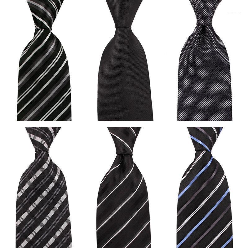 High Quality 2020 New Fashion Ties Men Business 8cm Black Striped Tie Office Wedding Ties for men Designers Brand with Gift Box1
High Quality 2020 New Fashion Ties Men Business 8cm Black Striped Tie Office Wedding Ties for men Designers Brand with Gift Box1
