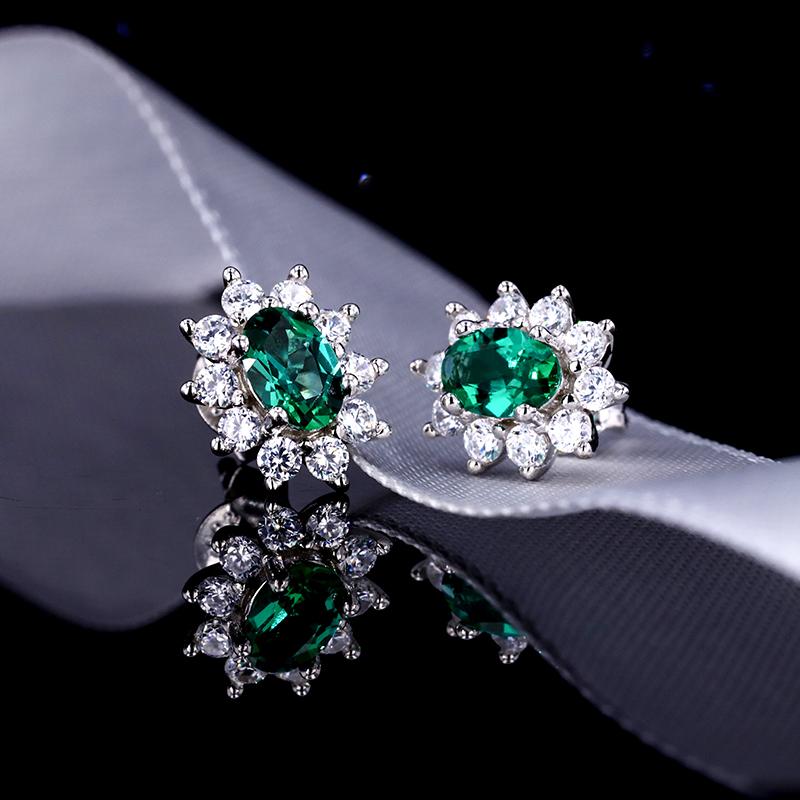 fashion jewelry wholesale Flower design 925 silver gold plated Hydrothermal Emerald earring
fashion jewelry wholesale Flower design 925 silver gold plated Hydrothermal Emerald earring
