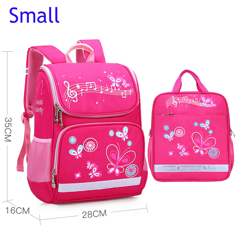 Children School Bags Set For Girls Boys Orthopedic Backpack Cartoon Butterfly Car School Bag Kids Satchel Knapsack Mochila LJ201225