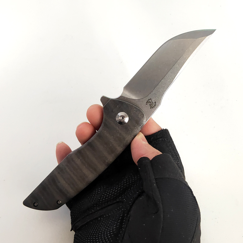 Limited Customization Version Hokkaido Folding Knife Fire Textured Titanium Handle Stone-wash M390 Flipper Outdoor Camping Hunting Tools Perfect Pocket EDC
Limited Customization Version Hokkaido Folding Knife Fire Textured Titanium Handle Stone-wash M390 Flipper Outdoor Camping Hunting Tools Perfect Pocket EDC