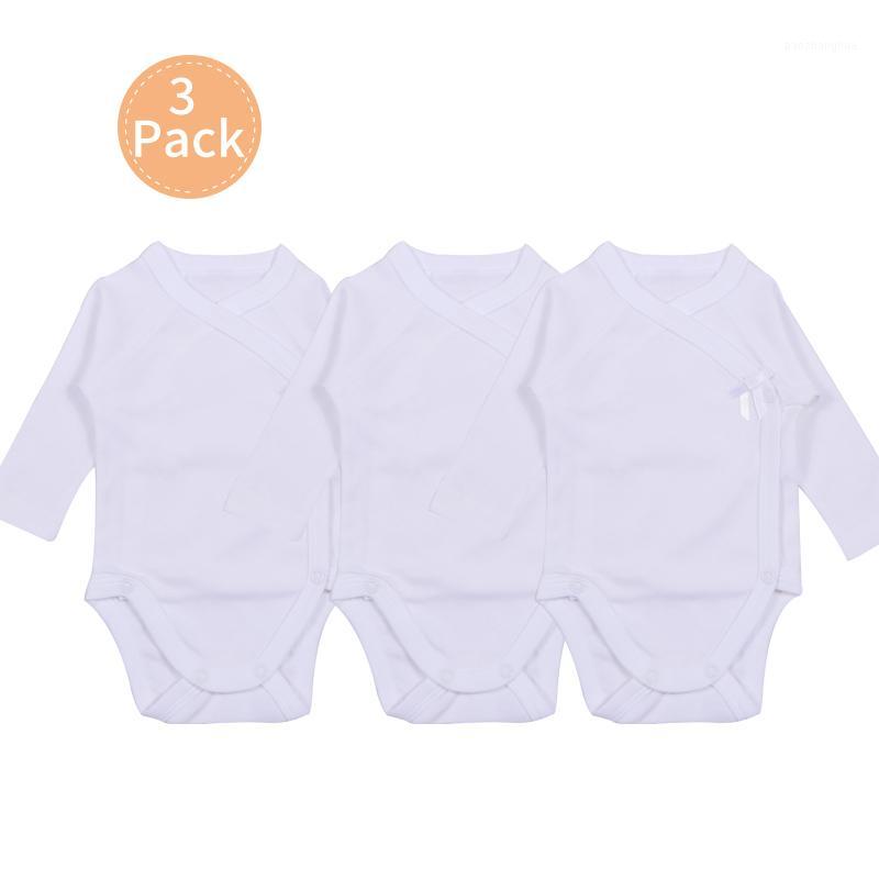 3pcs Baby Clothes White Bodysuit Newborn Unisex Baby Long Sleeve Kimono Bobysuit Side Snap Boy Girl Overall Preemie-6M1, Three pcs pack
3pcs Baby Clothes White Bodysuit Newborn Unisex Baby Long Sleeve Kimono Bobysuit Side Snap Boy Girl Overall Preemie-6M1, Three pcs pack