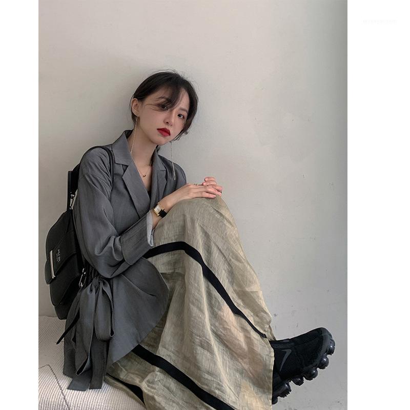 High Waist Khaki Striped Linen Split Joint Elegant Long Half-body Skirt Women Fashion Tide New Spring Summer1
High Waist Khaki Striped Linen Split Joint Elegant Long Half-body Skirt Women Fashion Tide New Spring Summer1