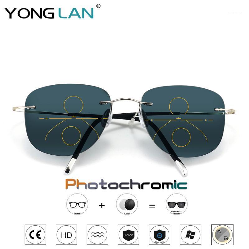 Titanium Transition Aviation Sunglasses Photochromism Reading glasses Rimless with Diopters 1.0 1.5 2.0 2.5 3.01
Titanium Transition Aviation Sunglasses Photochromism Reading glasses Rimless with Diopters 1.0 1.5 2.0 2.5 3.01