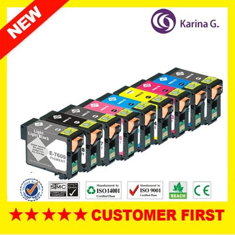 Compatible for T7601 T7602 T7603 T7604 T7605 T7606 T7607 T7608 T7609 Ink Cartridge suit For SURECOLOR SC-P600
Compatible for T7601 T7602 T7603 T7604 T7605 T7606 T7607 T7608 T7609 Ink Cartridge suit For SURECOLOR SC-P600