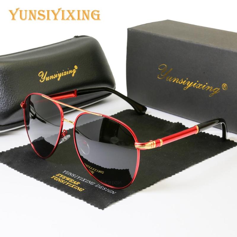 Sunglasses YSYX Metal Men's Polarized Lens Pilot Style Retro Glasses Frame UV400 Mirror Sun Accessories 8738
Sunglasses YSYX Metal Men's Polarized Lens Pilot Style Retro Glasses Frame UV400 Mirror Sun Accessories 8738