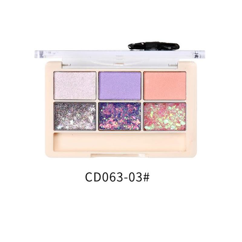 Brighten Skin Color Desert Pearlescent Matte Eye Shadow Elegant Temperament Charming 6 Colors Sequin Eyeshadow, 03
Brighten Skin Color Desert Pearlescent Matte Eye Shadow Elegant Temperament Charming 6 Colors Sequin Eyeshadow, 03