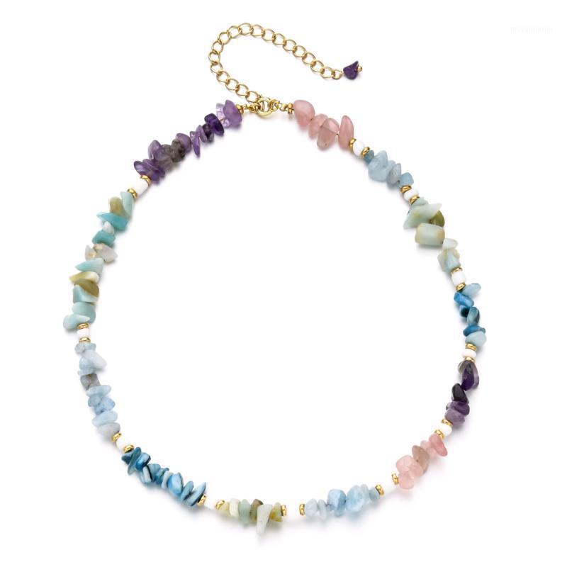 ZMZY Bohemia Trendy Natural Stone Short Necklace Exquisite Fashion Irregular Design Women Charm Accessories Boho Choker Gift1
ZMZY Bohemia Trendy Natural Stone Short Necklace Exquisite Fashion Irregular Design Women Charm Accessories Boho Choker Gift1