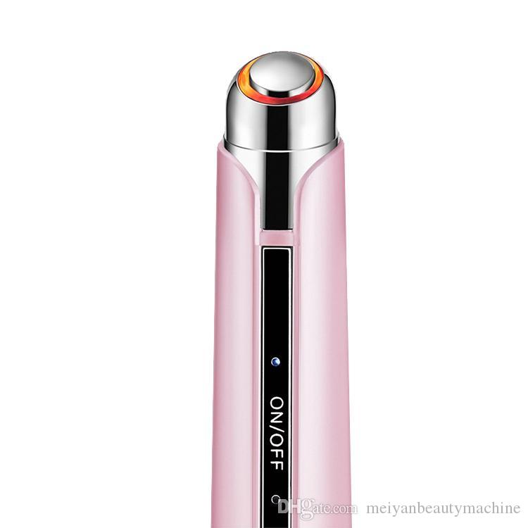 Fashional facial massager vibration skin tightening device ion Lips anti-wrinkle remove dark circles eye care massager beauty pen