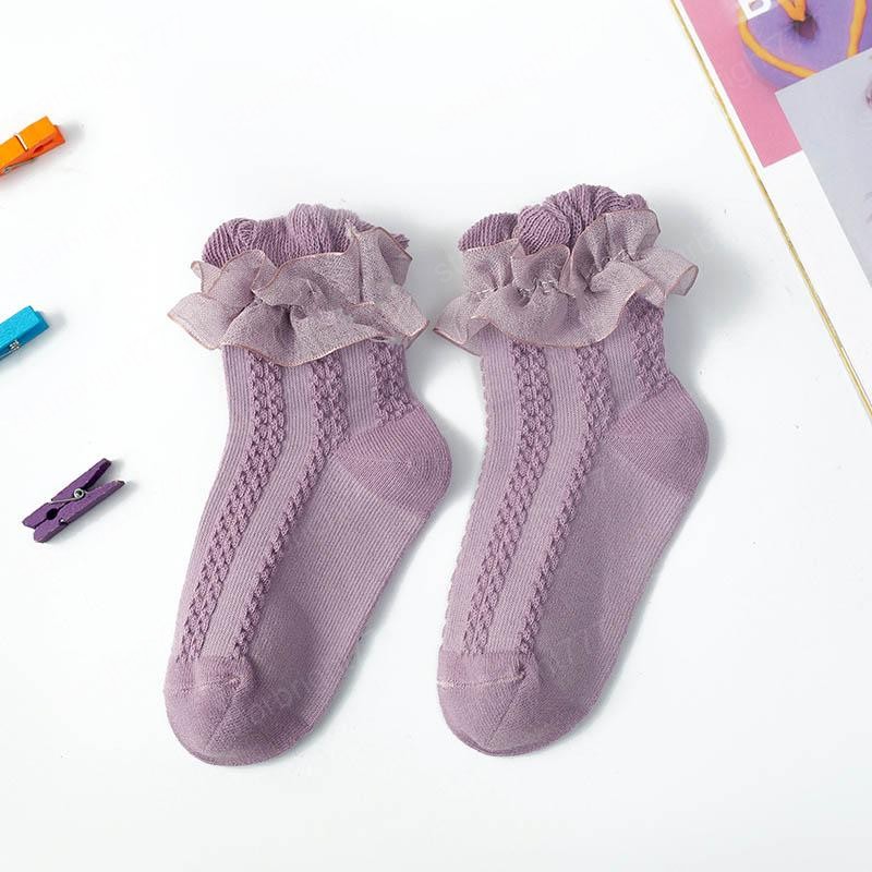 Sweet baby socks lace girls socks cotton princess dance of socks kids sock baby girl clothes girls clothes wholesale