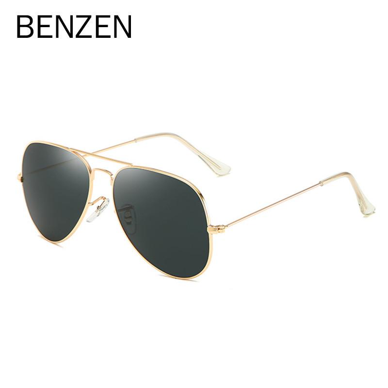 BENZEN Classic Aviation Mirrored Sunglasses For Men Women Vintage Pilot Male Sun Glasses UV400 Protection 9533
BENZEN Classic Aviation Mirrored Sunglasses For Men Women Vintage Pilot Male Sun Glasses UV400 Protection 9533