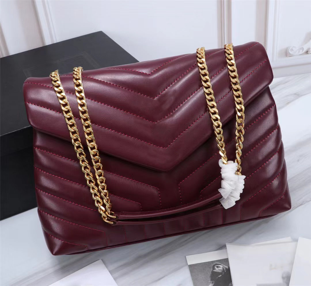 Designer handbags HOT square fat LOULOU chain bag real leather women's handbag large-capacity shoulder bags 25cm and 32cm top quality quilted messenger bag, Gift bags
Designer handbags HOT square fat LOULOU chain bag real leather women's handbag large-capacity shoulder bags 25cm and 32cm top quality quilted messenger bag, Gift bags