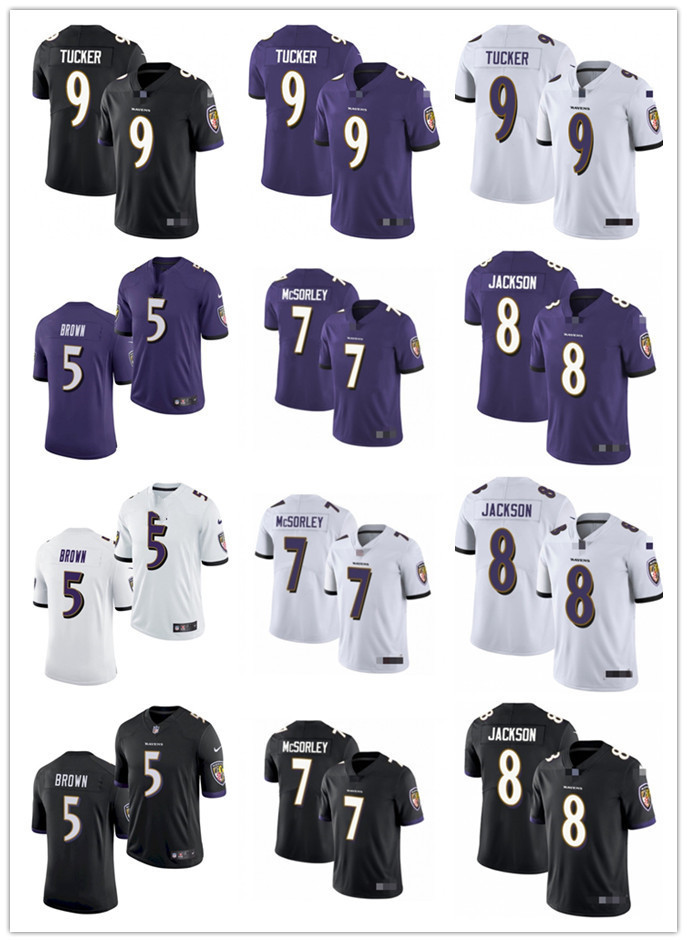 Mens Womens Youth Baltimore''Ravens''8 Lamar Jackson 9 Justin Tucker 5 Marquise Brown 7 Trace McSorley Black Purple Foot, Black;red
Mens Womens Youth Baltimore''Ravens''8 Lamar Jackson 9 Justin Tucker 5 Marquise Brown 7 Trace McSorley Black Purple Foot, Black;red