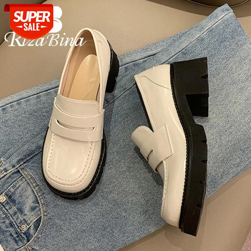 RIZABINA New Pumps Women Cow Leather Thick Heel Women Shoes Fashion Cool Spring Autumn Shoes Footwear Size 34-40 #XA0v, Beige 
RIZABINA New Pumps Women Cow Leather Thick Heel Women Shoes Fashion Cool Spring Autumn Shoes Footwear Size 34-40 #XA0v, Beige