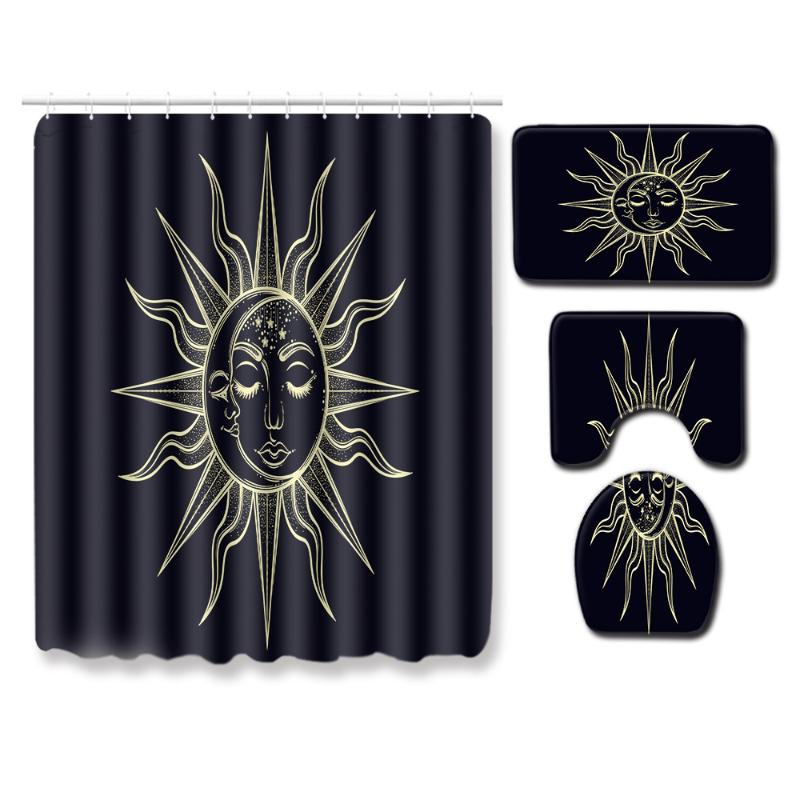 4Pcs World Culture Bathroom Set With Durable Waterproof Shower Curtain And Carpets Rugs Toilet Lid Cover And Bathtub Floor Mat
4Pcs World Culture Bathroom Set With Durable Waterproof Shower Curtain And Carpets Rugs Toilet Lid Cover And Bathtub Floor Mat