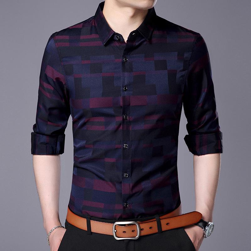 Best Selling 2020 Casual Men's Long-sleeved Shirt Korean Fashion Lapel Men's Plaid Shirt Large Size 4XL Clothing, Red
Best Selling 2020 Casual Men's Long-sleeved Shirt Korean Fashion Lapel Men's Plaid Shirt Large Size 4XL Clothing, Red
