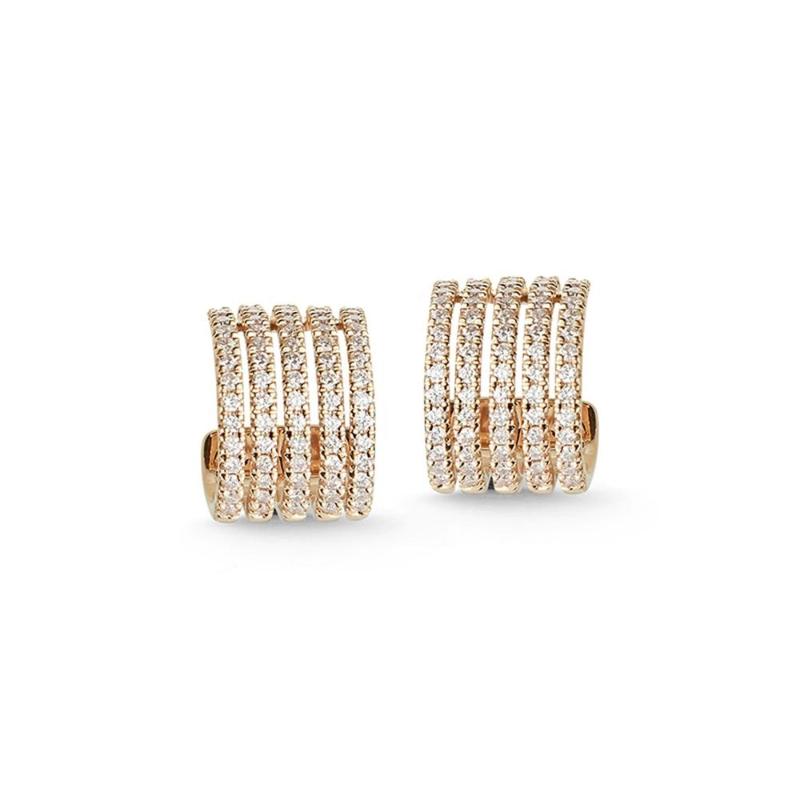LOZRUNVE Jewellery China Jewelry Manufacturer 925 Silver Micro Pave Five Row Pave Hoop Huggie Earring
LOZRUNVE Jewellery China Jewelry Manufacturer 925 Silver Micro Pave Five Row Pave Hoop Huggie Earring