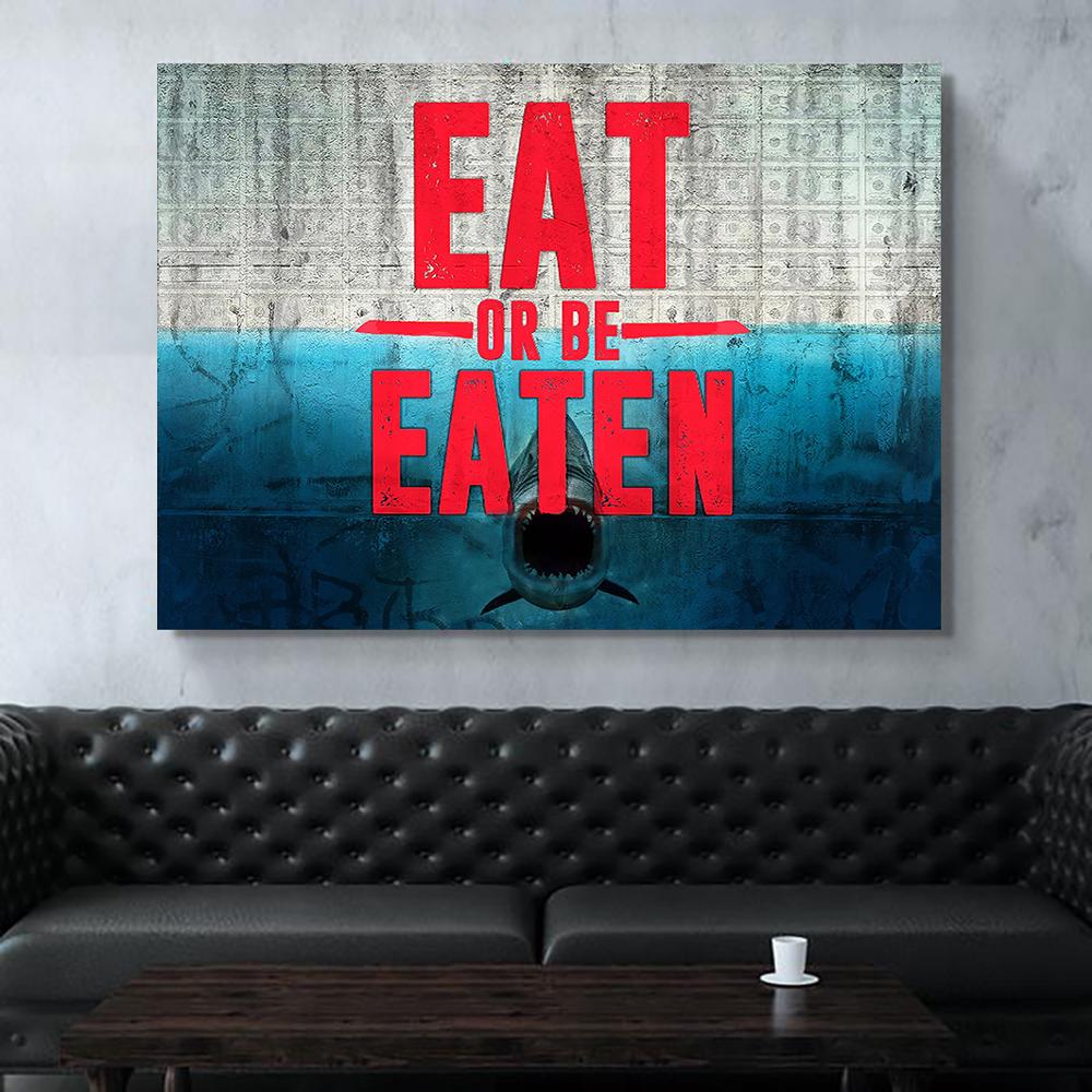 Picture Home Decor Eat Or Be Eaten Modular Canvas Vintage Painting Modern Printed Nordic Poster Shark Wall Art Living Room
Picture Home Decor Eat Or Be Eaten Modular Canvas Vintage Painting Modern Printed Nordic Poster Shark Wall Art Living Room