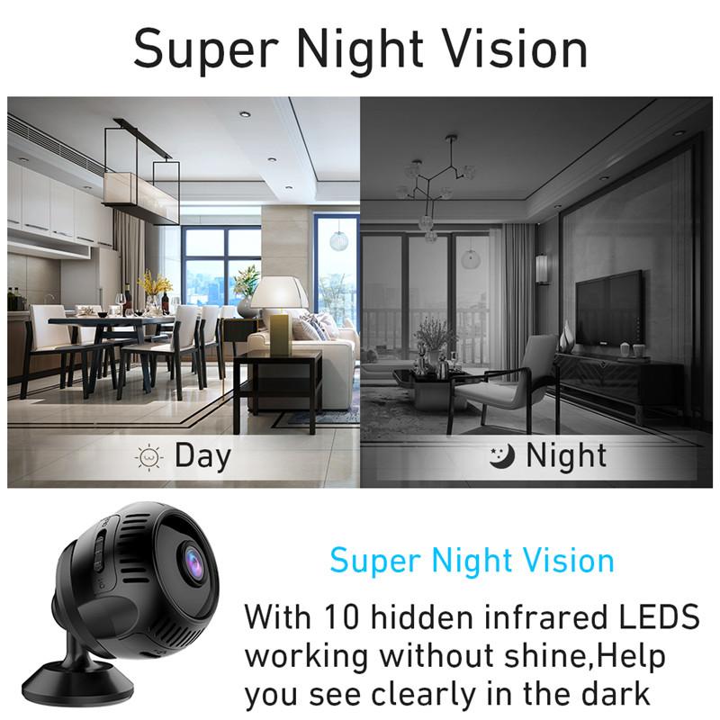 X7 1080P 4K Outdoor Sports DV Home IP Camera Comes with Wifi Mini Wireless DVR Night Vision IR IP Camera with Magnetic Stand
X7 1080P 4K Outdoor Sports DV Home IP Camera Comes with Wifi Mini Wireless DVR Night Vision IR IP Camera with Magnetic Stand