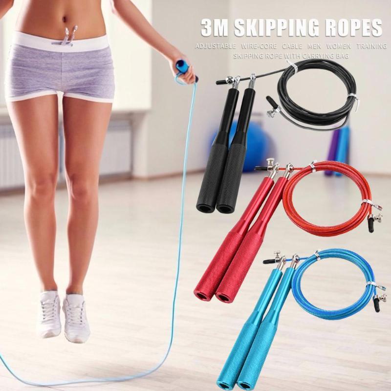 Jump Ropes Solid Color 3m Skipping Ropes Gym Fitness Training Adjustable Fast Speed Jump with Bag Skip Rope Skipping1
Jump Ropes Solid Color 3m Skipping Ropes Gym Fitness Training Adjustable Fast Speed Jump with Bag Skip Rope Skipping1