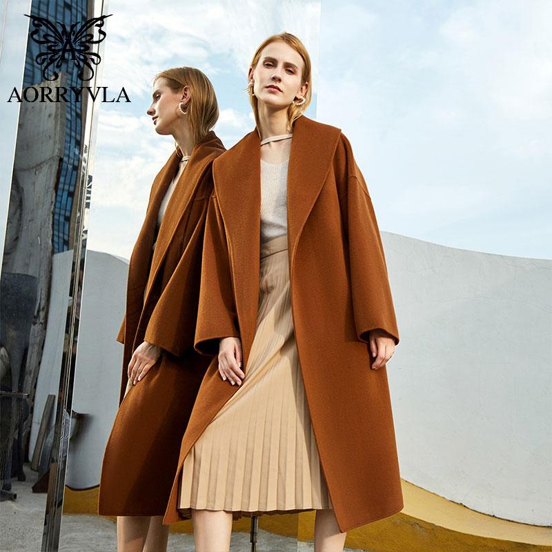 AORRYVLA Oversized Women's Wool Coat With Belt Solid Color Full Sleeve Cashmere Chic Outerwear Casual Ladies Autumn Winter 2020, Camel
AORRYVLA Oversized Women's Wool Coat With Belt Solid Color Full Sleeve Cashmere Chic Outerwear Casual Ladies Autumn Winter 2020, Camel