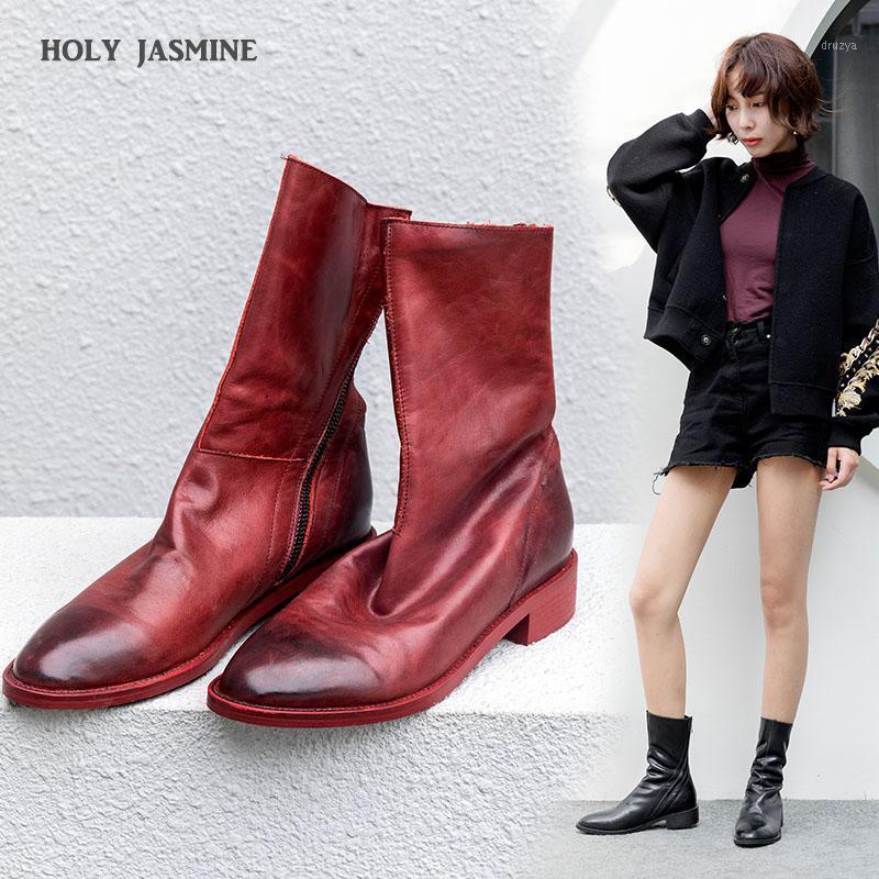 Brand Design Women Boots Genuine Leather Short Boots Women Leisure Fashion Runway Show Shoes 2020 Winter ankle1, Black
Brand Design Women Boots Genuine Leather Short Boots Women Leisure Fashion Runway Show Shoes 2020 Winter ankle1, Black