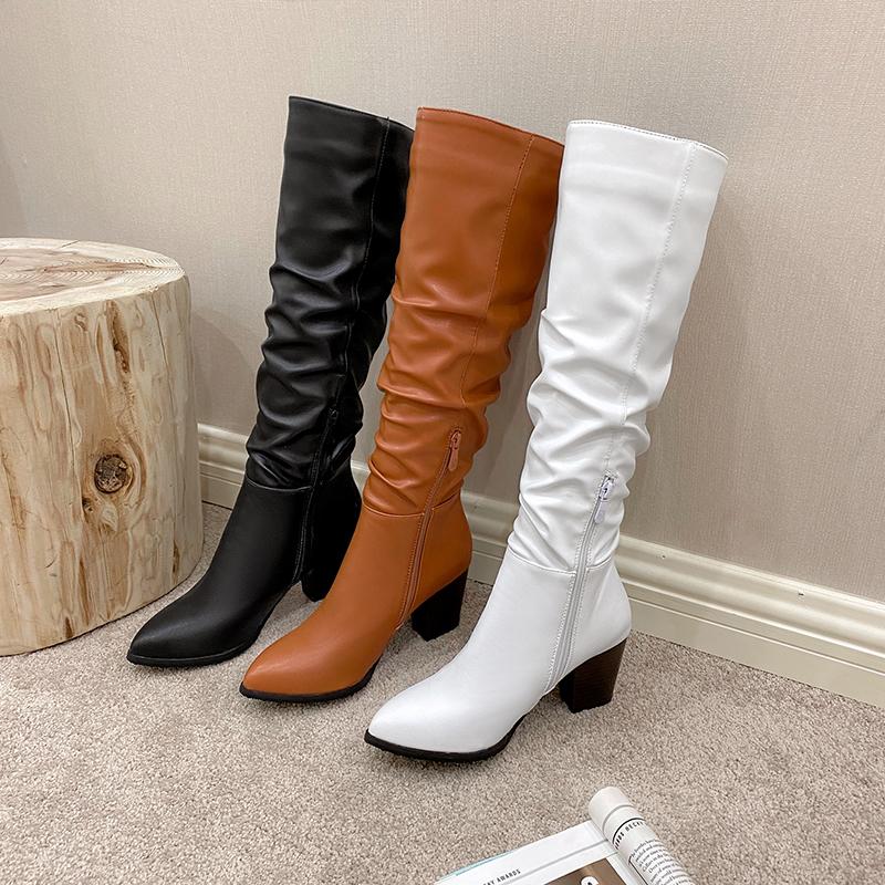 2020 cowboy western knee high boots women pointed toe pleated European Style autumn winter boots thick high heels woman, 2 black
2020 cowboy western knee high boots women pointed toe pleated European Style autumn winter boots thick high heels woman, 2 black